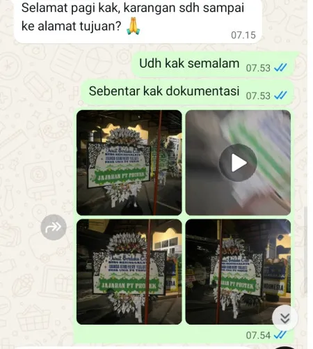 Pengiriman Papan Bunga Selamat Ciputat Timur