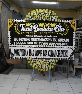 Papan Bunga di Ciputat Timur